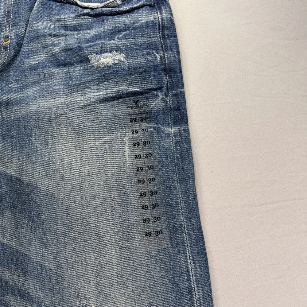 American Eagle Jeans Mens 29x30 Relaxed Fit Denim Straight Leg Work Pockets NWT